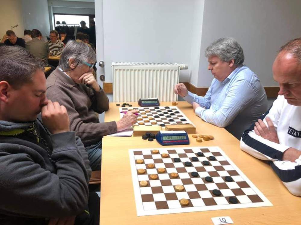 Draughts tournament in Brussels Belgium
